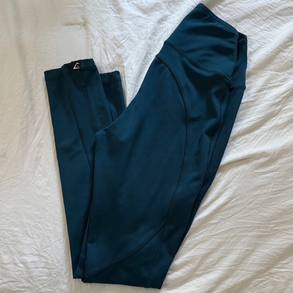 Gymshark x golds gym blue leggings size small